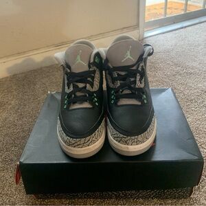 Jordan Black and Gray Sneakers with Elephant Print